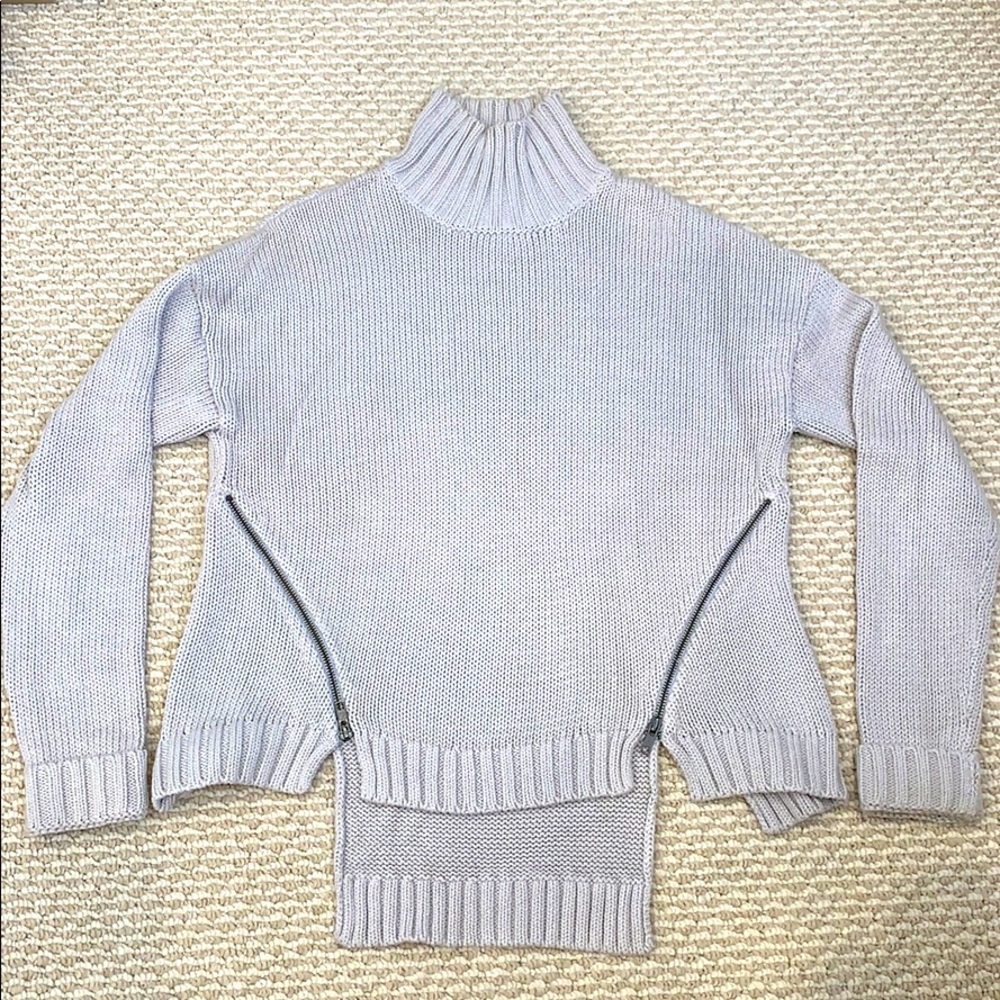 Stylestalker Zipper Turtleneck Sweater Top